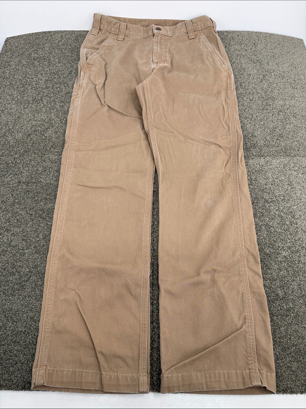Carhartt Pants Mens 30x30 Relaxed Fit Work Pants 100095-253 Heavy Chino Tan